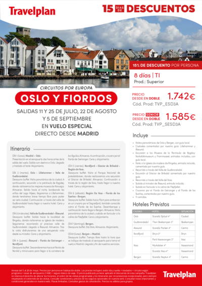 oslo y fiordos mad