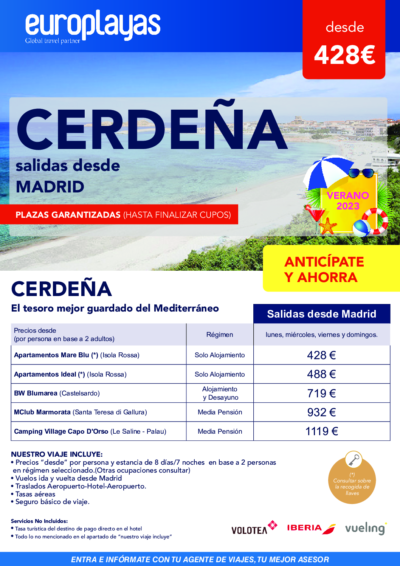 CERDEÑA OFERTA