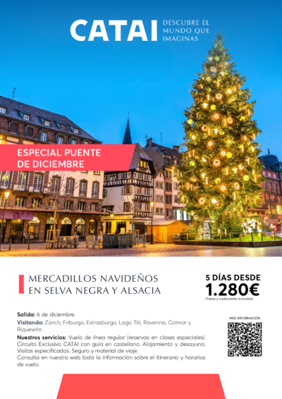 Mercadillos Navideños en Selva Negra y Alsacia