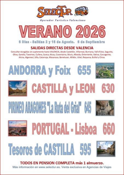 circuitos verano selectur