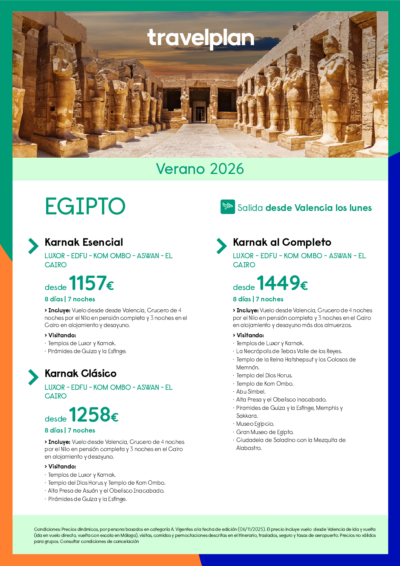 oferta egipto vlc